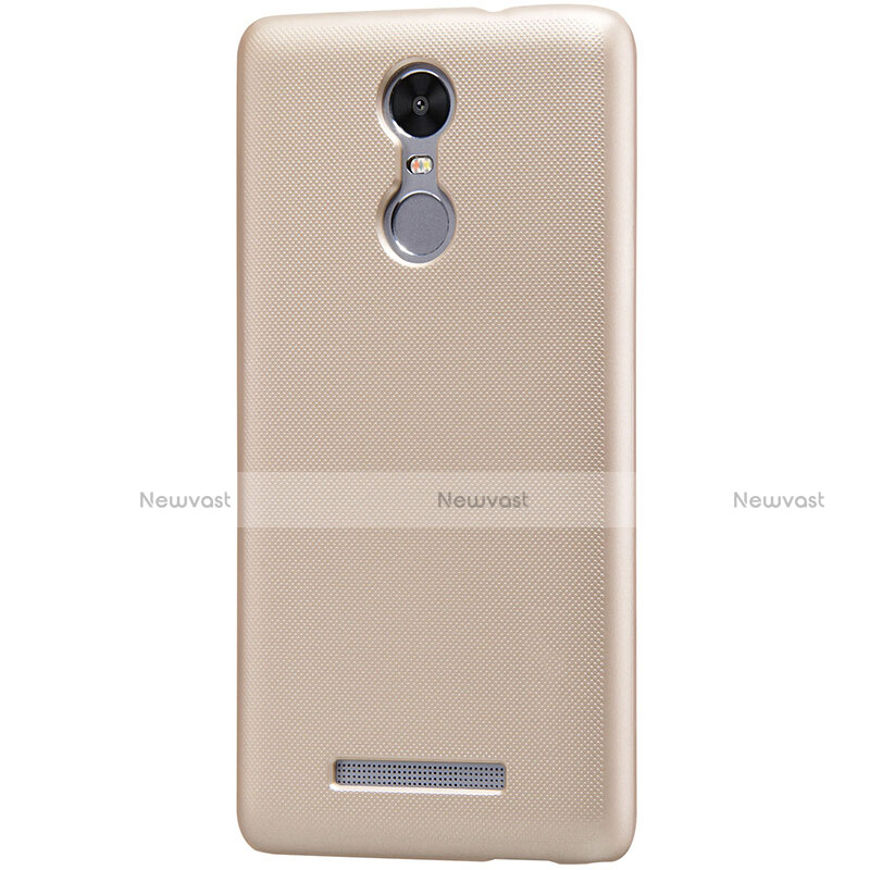 Mesh Hole Hard Rigid Case Back Cover for Xiaomi Redmi Note 3 MediaTek Gold