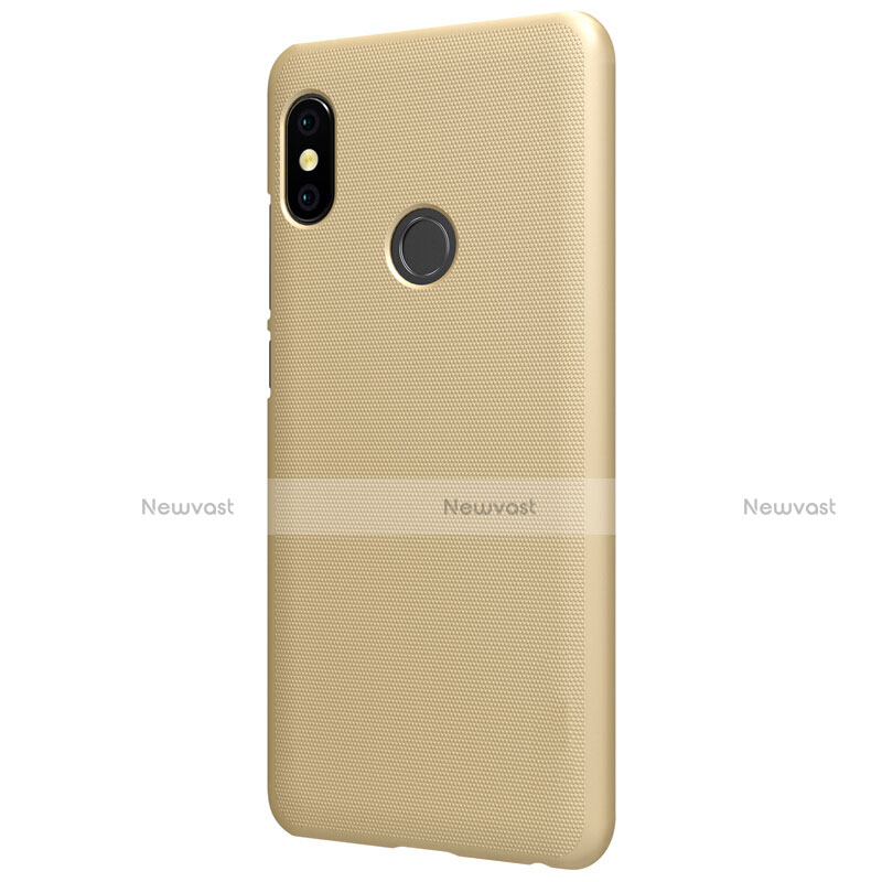 Mesh Hole Hard Rigid Case Back Cover for Xiaomi Redmi Note 5 AI Dual Camera Gold