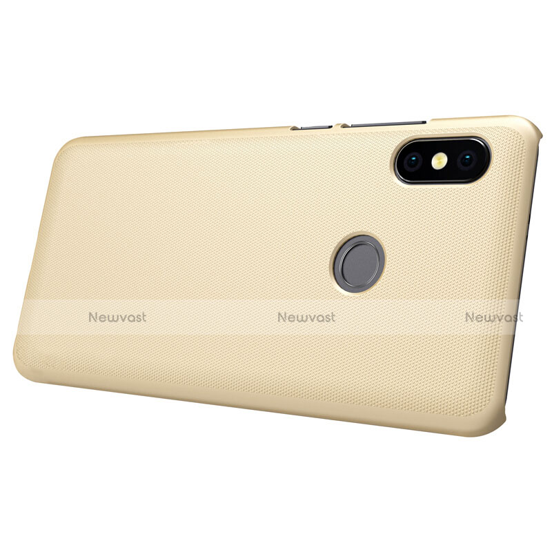 Mesh Hole Hard Rigid Case Back Cover for Xiaomi Redmi Note 5 AI Dual Camera Gold