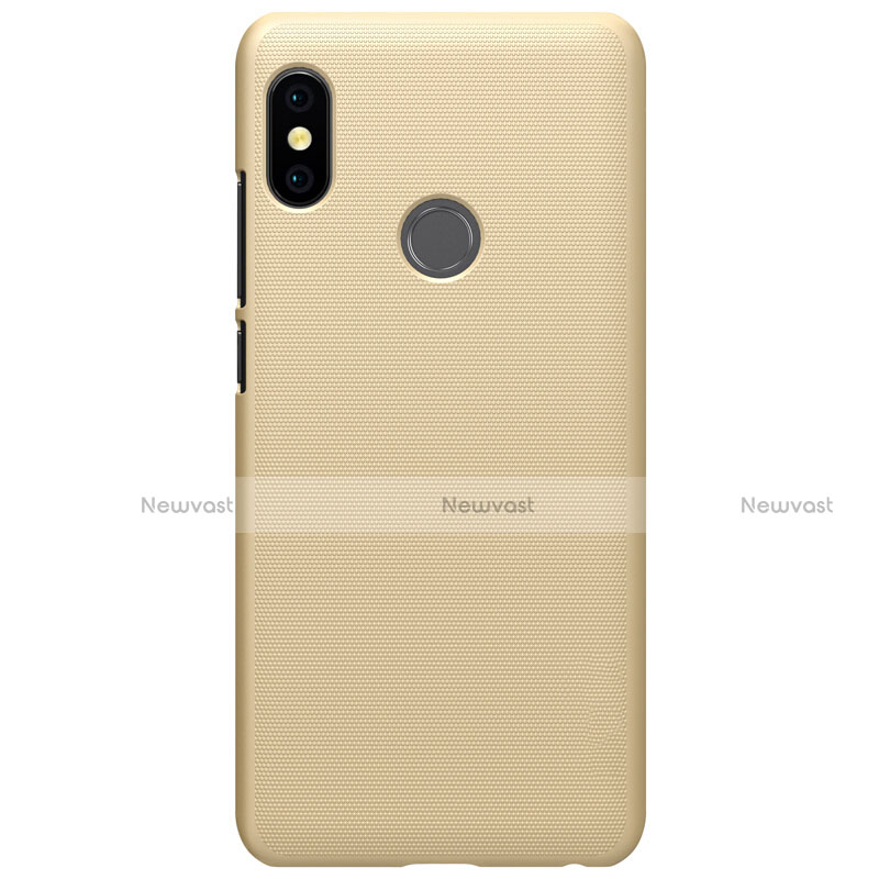 Mesh Hole Hard Rigid Case Back Cover for Xiaomi Redmi Note 5 AI Dual Camera Gold