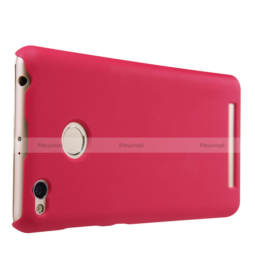 Mesh Hole Hard Rigid Cover for Xiaomi Redmi 3 High Edition Red