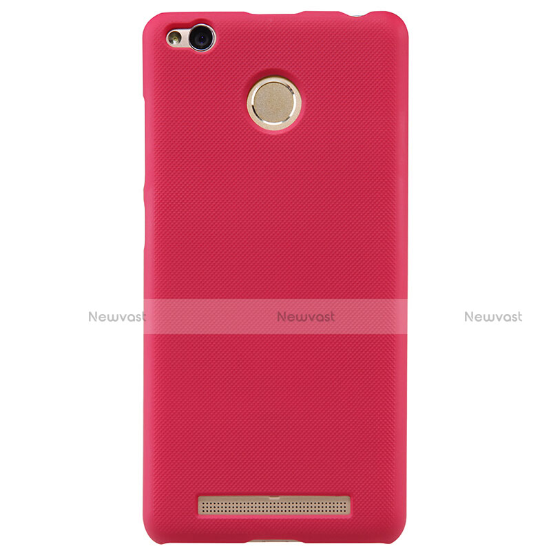 Mesh Hole Hard Rigid Cover for Xiaomi Redmi 3 High Edition Red