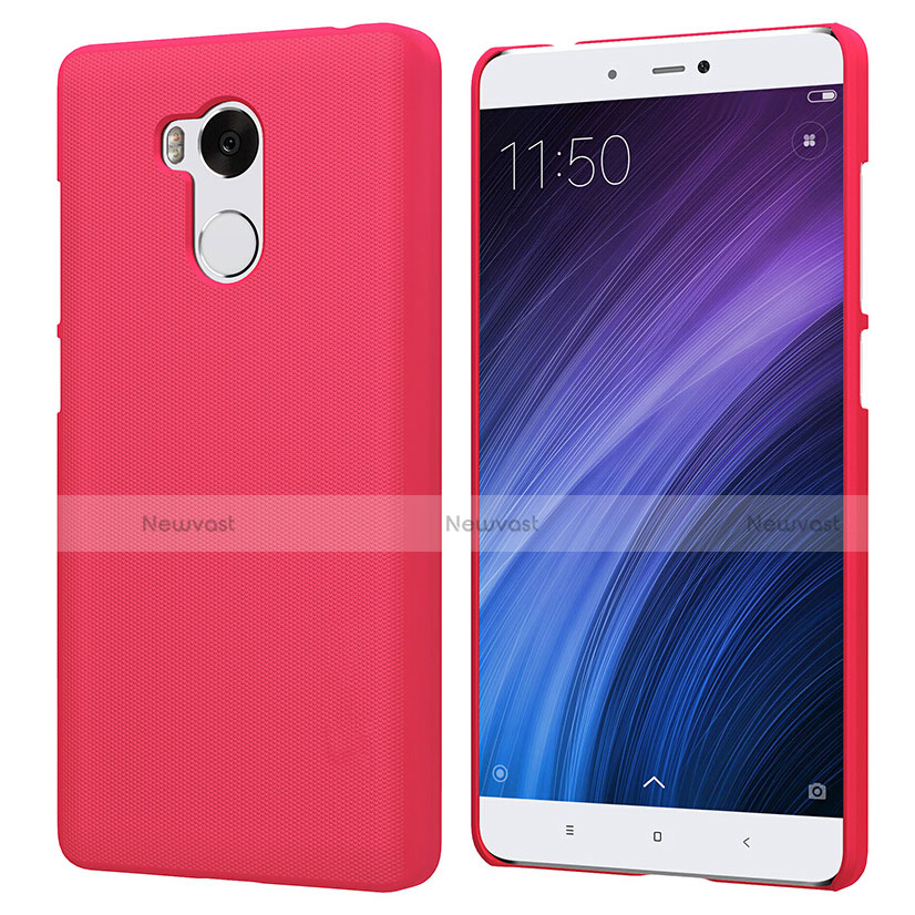 Mesh Hole Hard Rigid Cover for Xiaomi Redmi 4 Prime High Edition Red