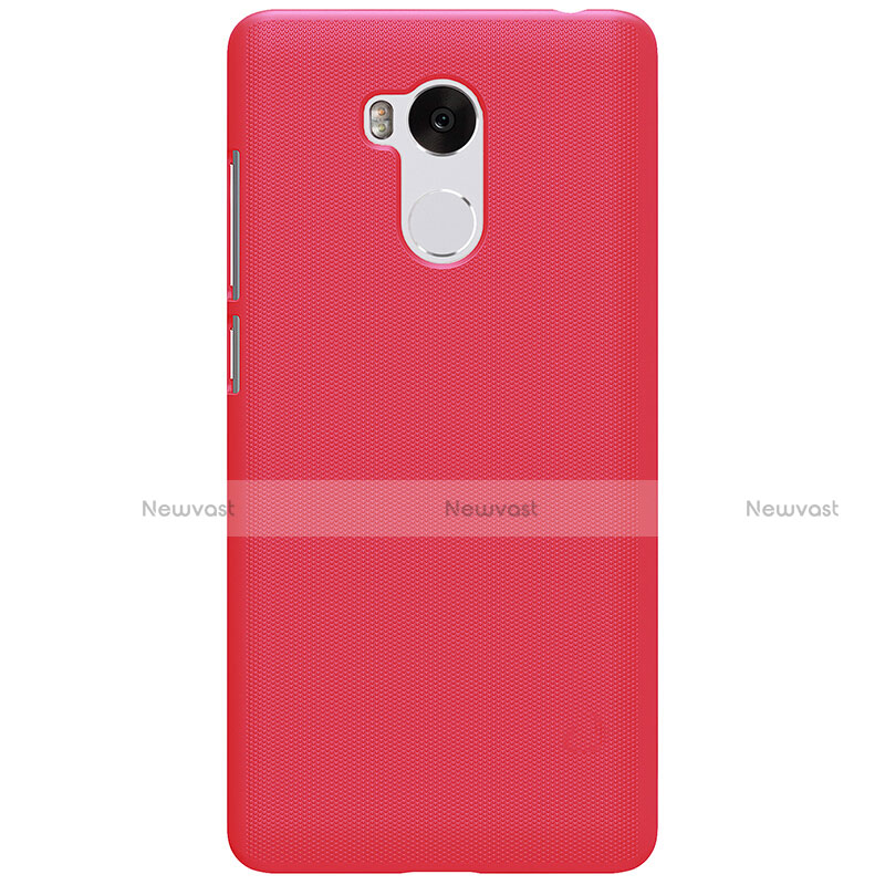 Mesh Hole Hard Rigid Cover for Xiaomi Redmi 4 Prime High Edition Red