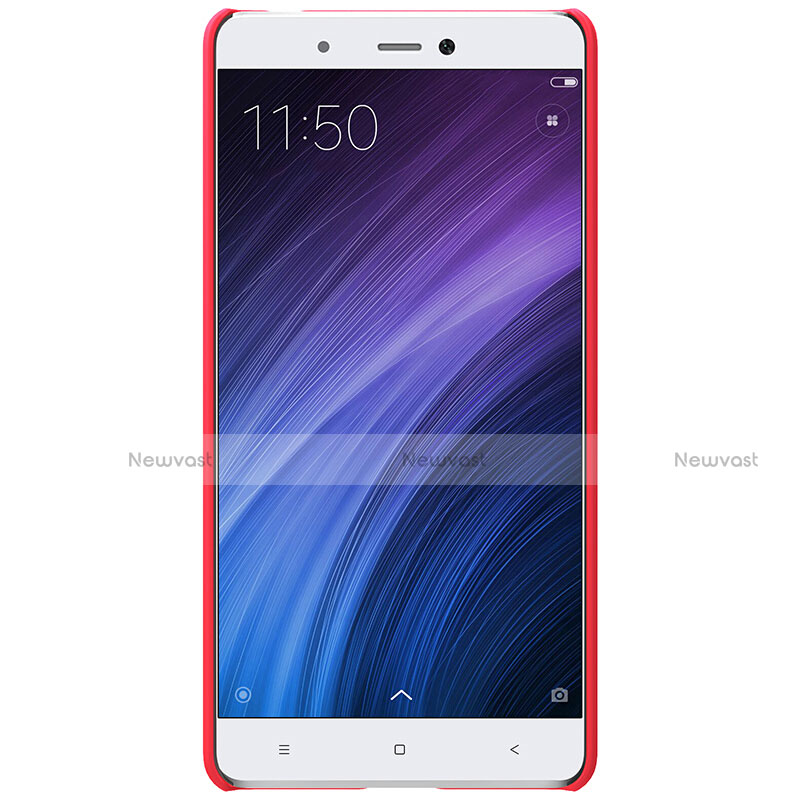 Mesh Hole Hard Rigid Cover for Xiaomi Redmi 4 Prime High Edition Red