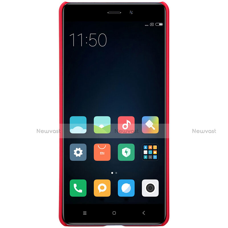 Mesh Hole Hard Rigid Cover for Xiaomi Redmi 4 Standard Edition Red