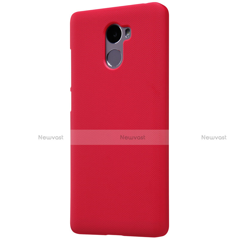 Mesh Hole Hard Rigid Cover for Xiaomi Redmi 4 Standard Edition Red