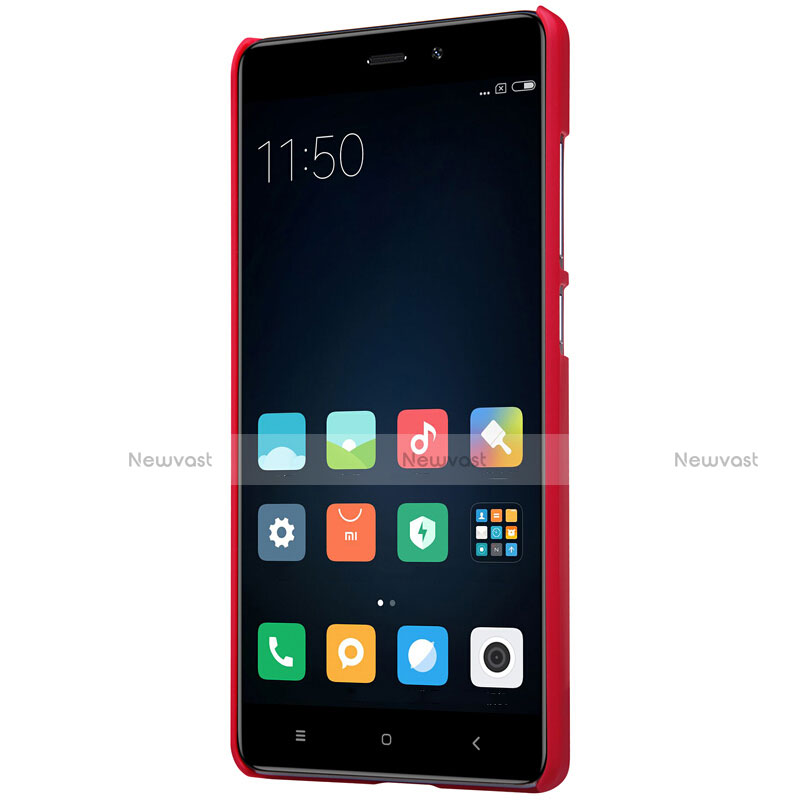 Mesh Hole Hard Rigid Cover for Xiaomi Redmi 4 Standard Edition Red