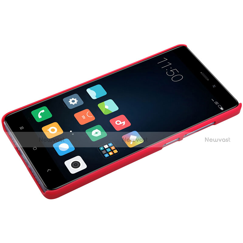 Mesh Hole Hard Rigid Cover for Xiaomi Redmi 4 Standard Edition Red