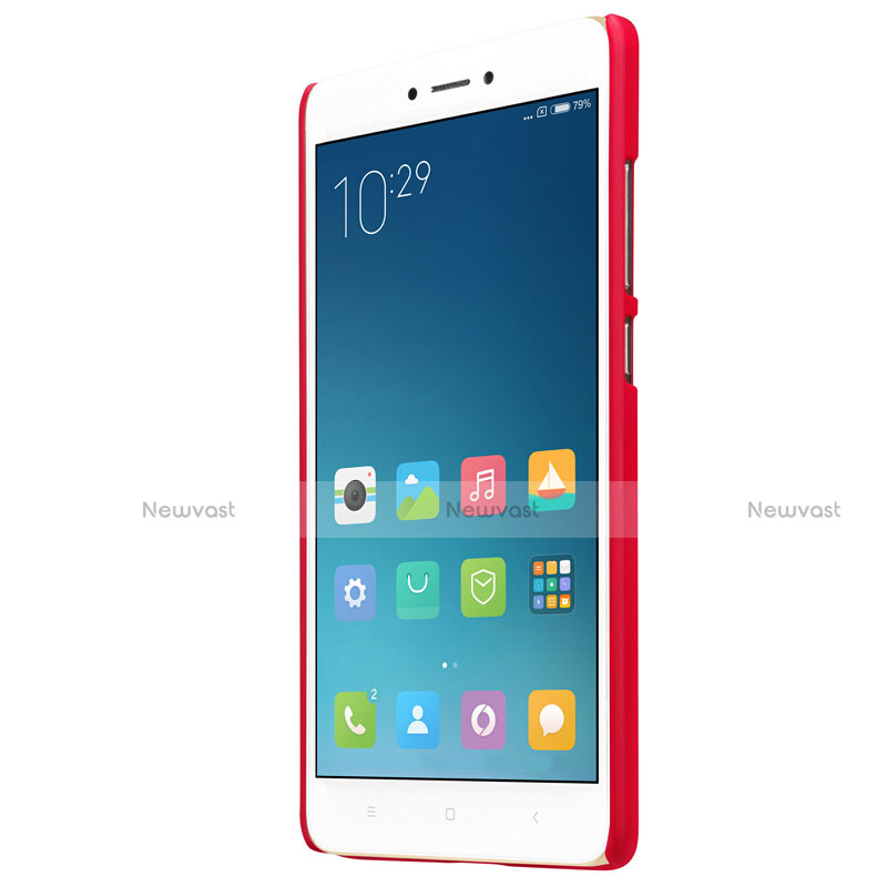 Mesh Hole Hard Rigid Cover for Xiaomi Redmi Note 4 Standard Edition Red