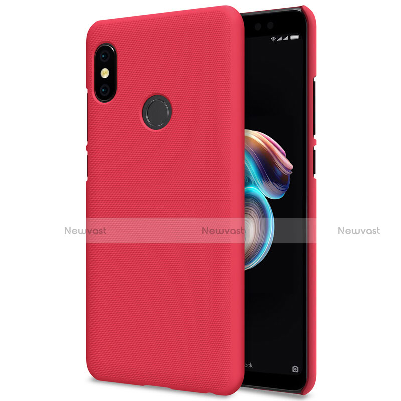 Mesh Hole Hard Rigid Cover for Xiaomi Redmi Note 5 AI Dual Camera Red