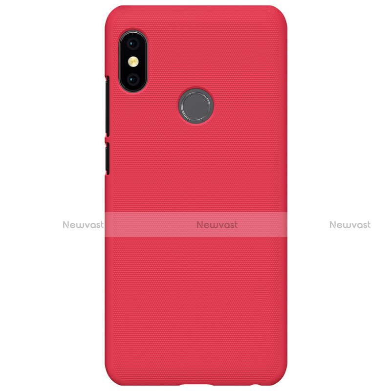 Mesh Hole Hard Rigid Cover for Xiaomi Redmi Note 5 AI Dual Camera Red