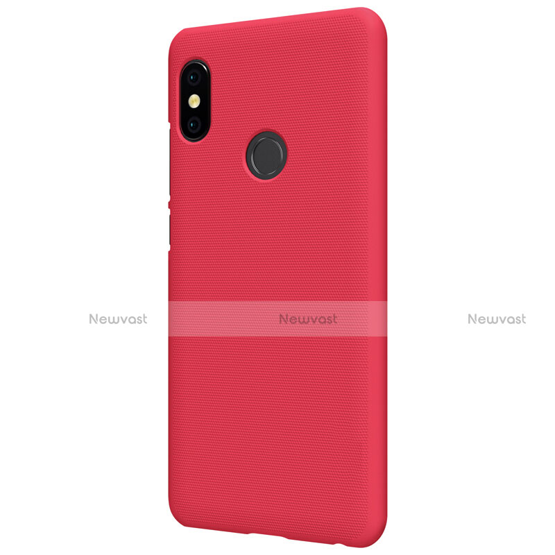 Mesh Hole Hard Rigid Cover for Xiaomi Redmi Note 5 AI Dual Camera Red