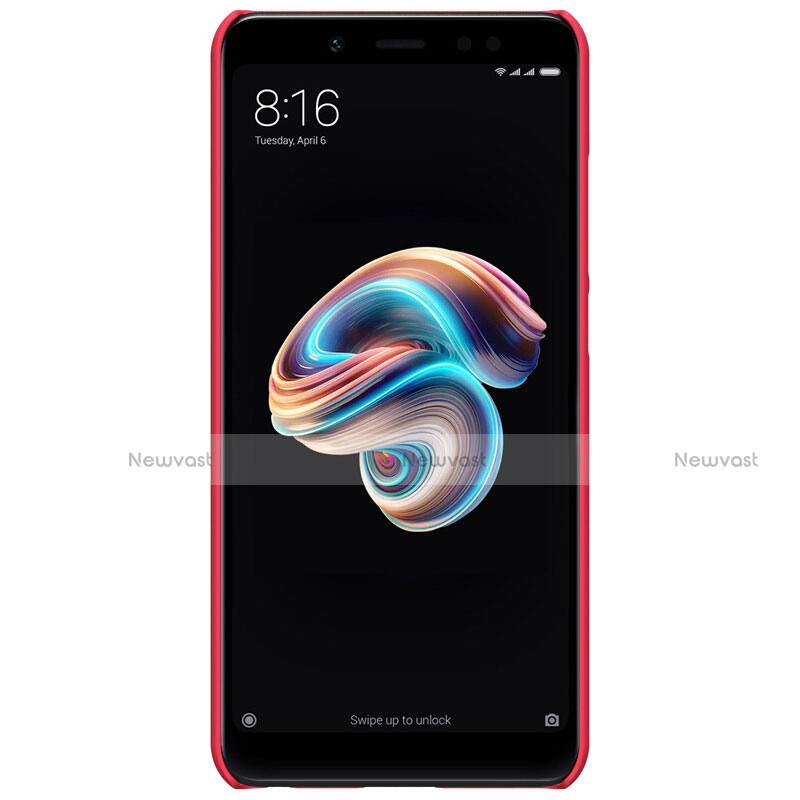 Mesh Hole Hard Rigid Cover for Xiaomi Redmi Note 5 AI Dual Camera Red