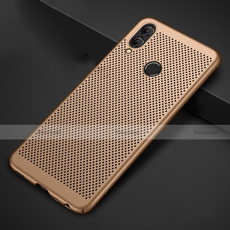 Mesh Hole Hard Rigid Snap On Case Cover for Huawei Honor 8X Gold