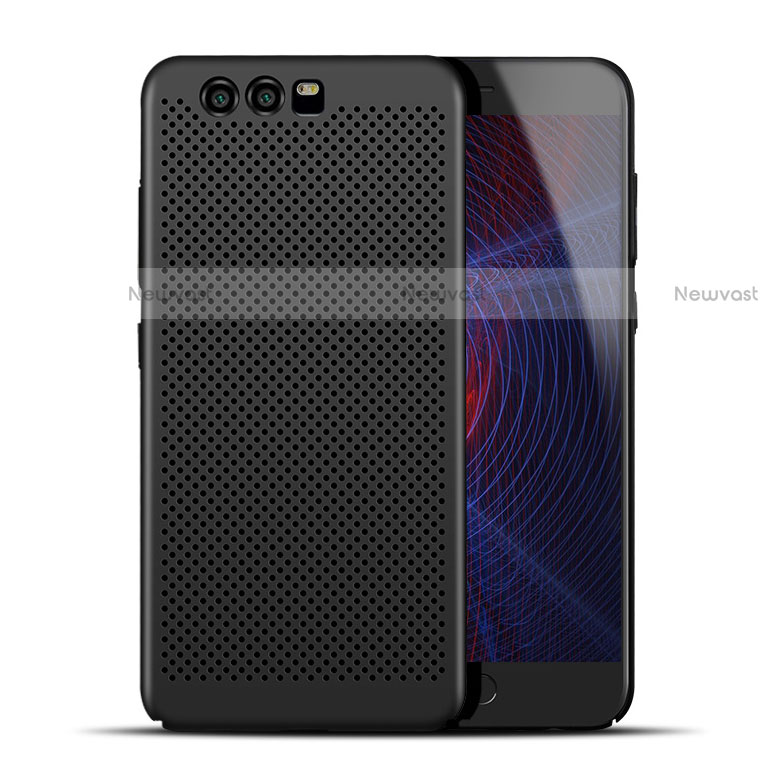 Mesh Hole Hard Rigid Snap On Case Cover for Huawei Honor 9 Black