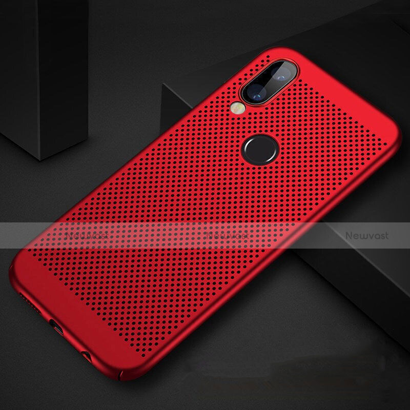 Mesh Hole Hard Rigid Snap On Case Cover for Huawei Nova 3i