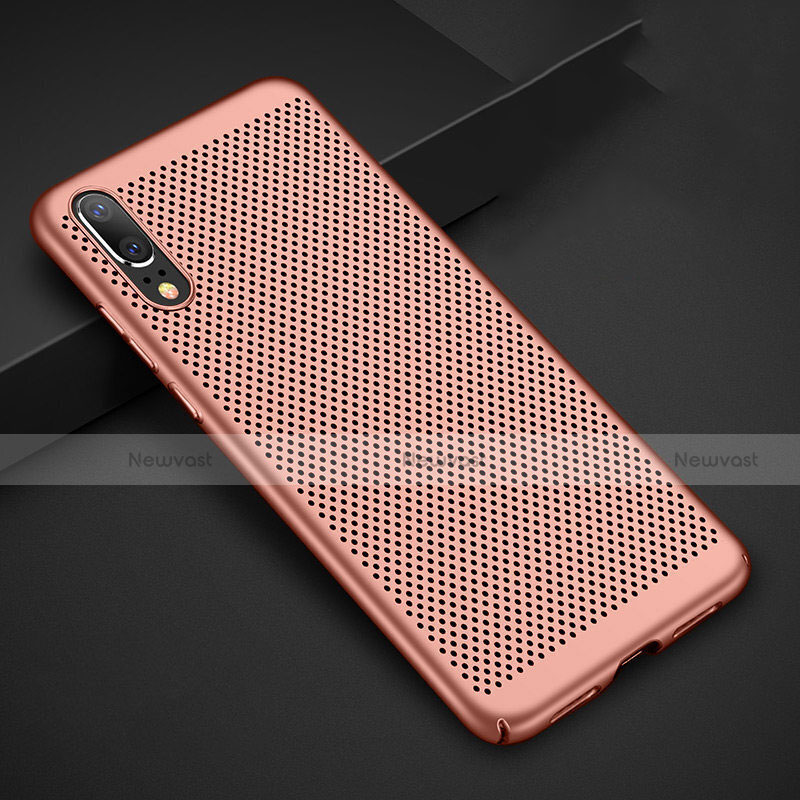 Mesh Hole Hard Rigid Snap On Case Cover for Huawei P20