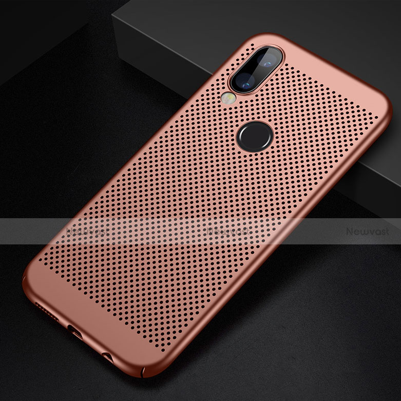 Mesh Hole Hard Rigid Snap On Case Cover for Huawei P20 Lite