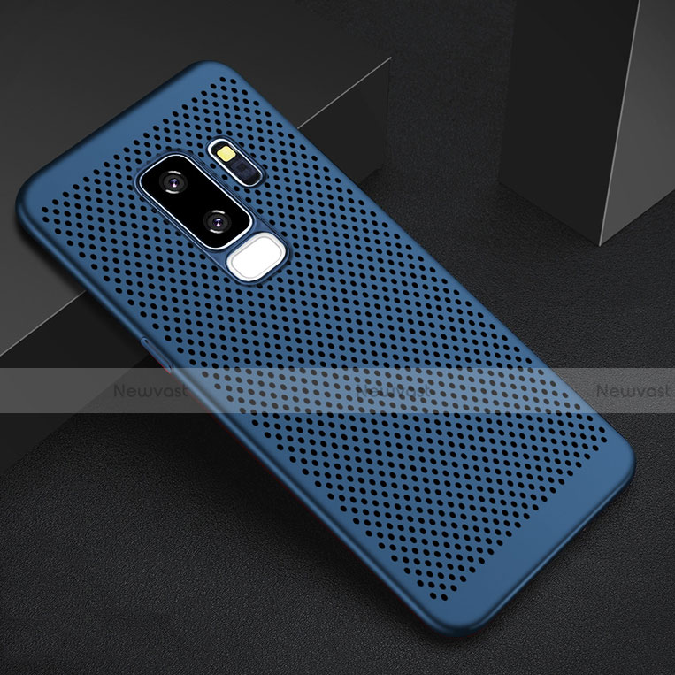 Mesh Hole Hard Rigid Snap On Case Cover for Samsung Galaxy S9 Plus