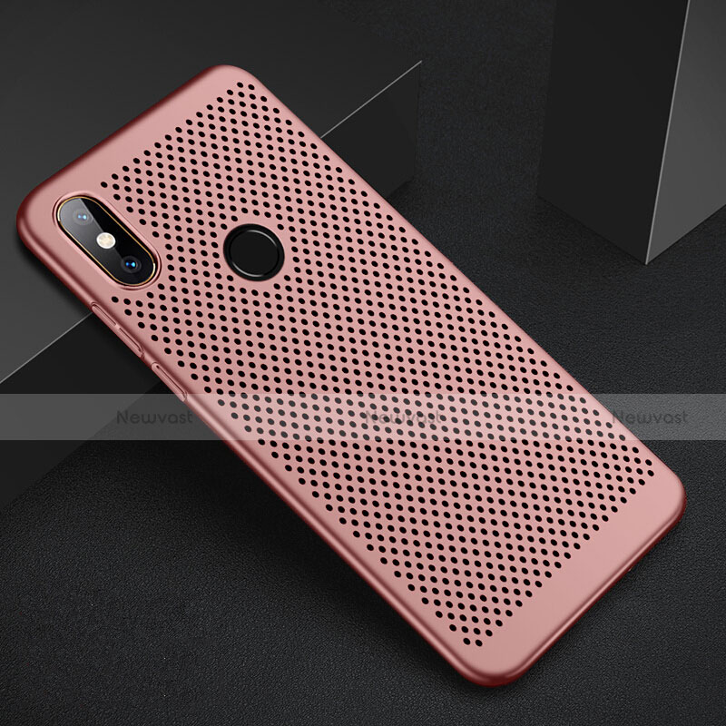 Mesh Hole Hard Rigid Snap On Case Cover for Xiaomi Mi A2 Lite