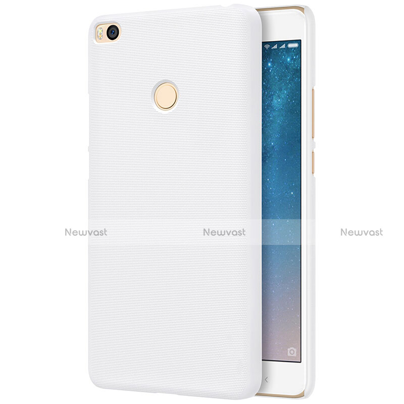 Mesh Hole Hard Rigid Snap On Case Cover for Xiaomi Mi Max 2 White