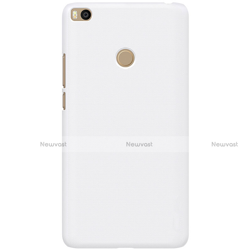 Mesh Hole Hard Rigid Snap On Case Cover for Xiaomi Mi Max 2 White