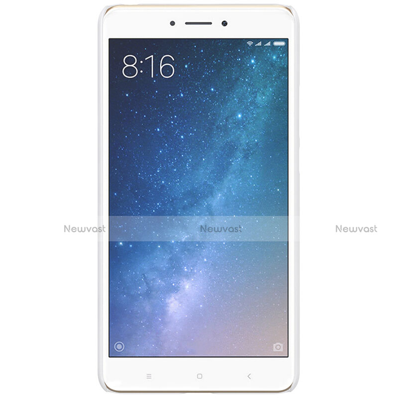 Mesh Hole Hard Rigid Snap On Case Cover for Xiaomi Mi Max 2 White