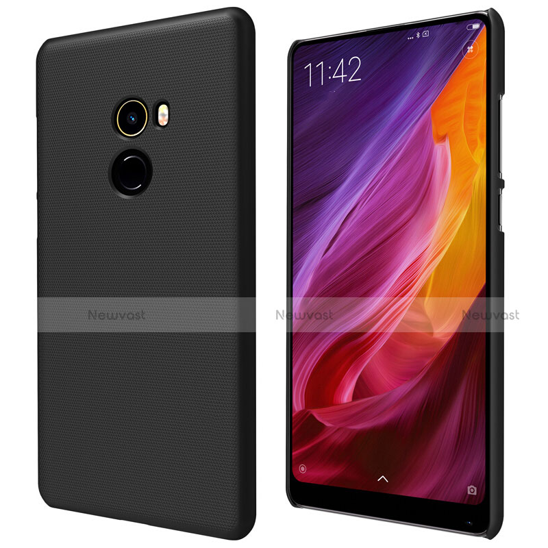 Mesh Hole Hard Rigid Snap On Case Cover for Xiaomi Mi Mix 2 Black