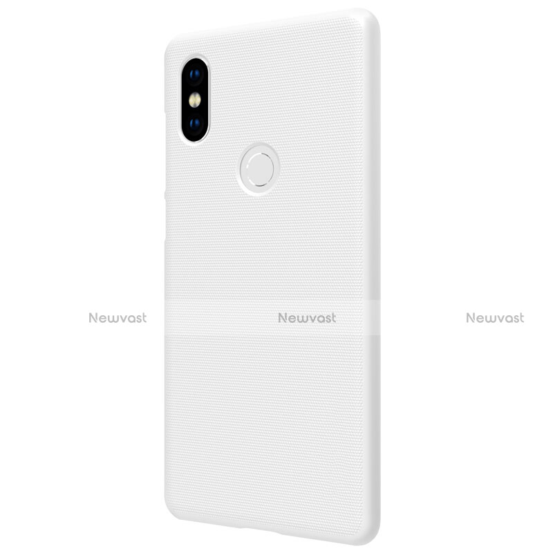 Mesh Hole Hard Rigid Snap On Case Cover for Xiaomi Mi Mix 2S White