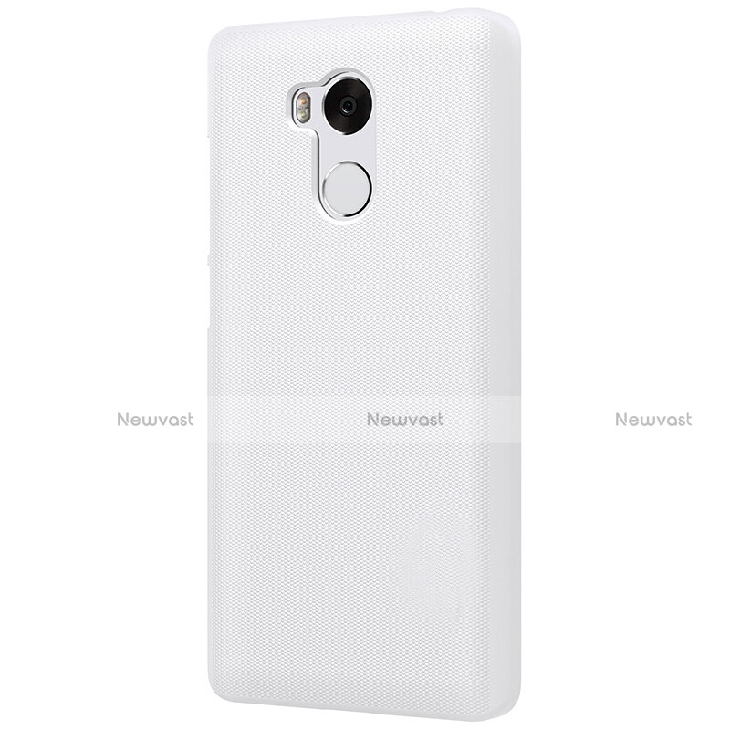 Mesh Hole Hard Rigid Snap On Case Cover for Xiaomi Redmi 4 Prime High Edition White