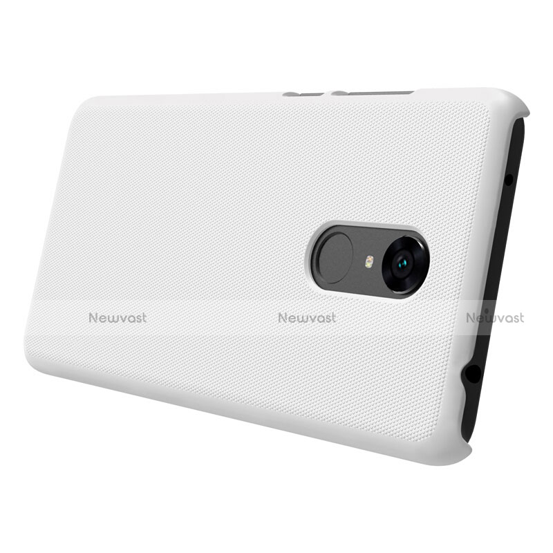 Mesh Hole Hard Rigid Snap On Case Cover for Xiaomi Redmi 5 Plus White