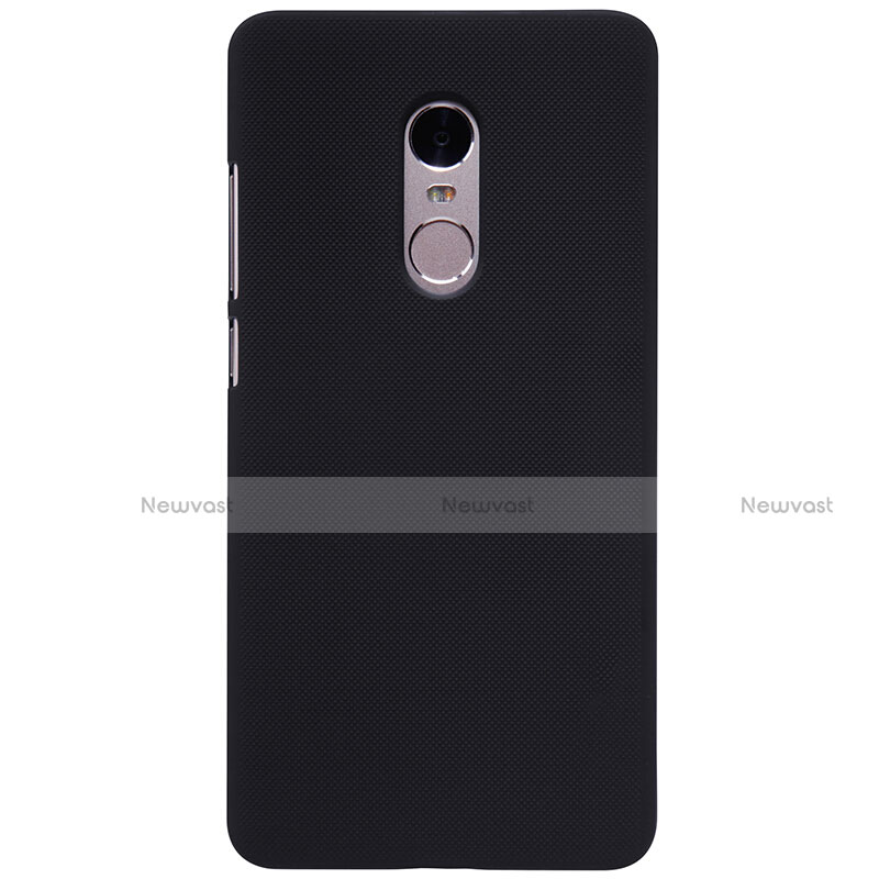 Mesh Hole Hard Rigid Snap On Case Cover for Xiaomi Redmi Note 4 Black