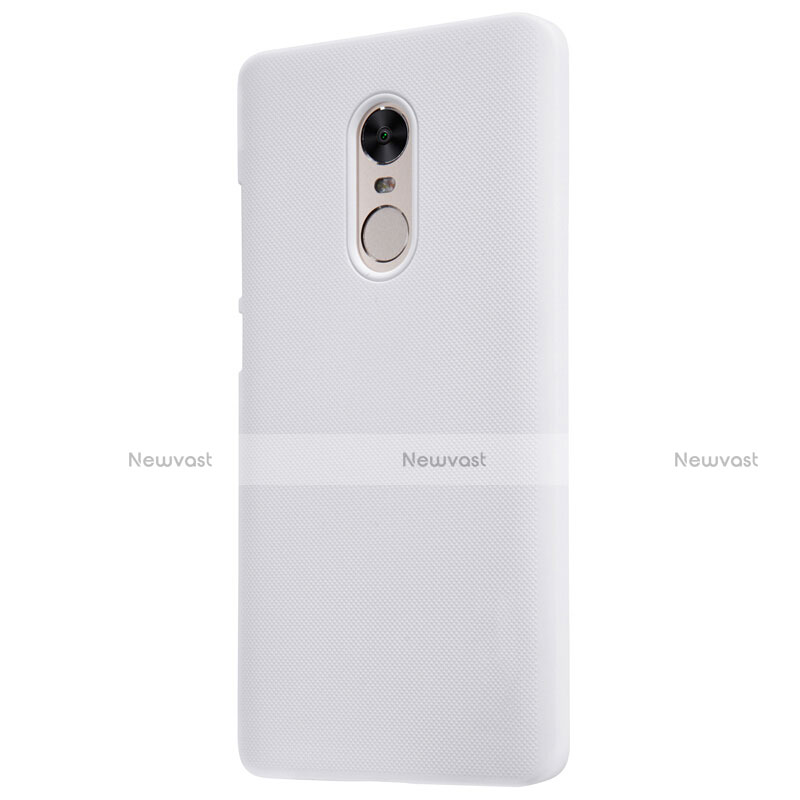 Mesh Hole Hard Rigid Snap On Case Cover for Xiaomi Redmi Note 4 Standard Edition White