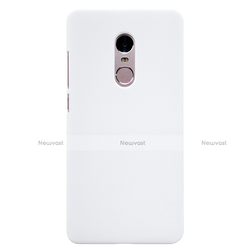 Mesh Hole Hard Rigid Snap On Case Cover for Xiaomi Redmi Note 4 White