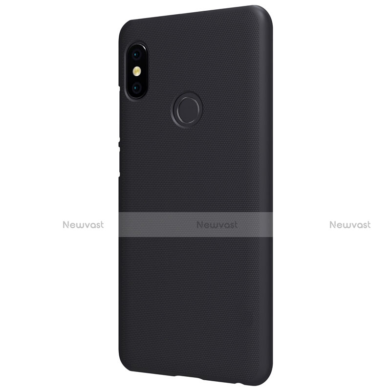 Mesh Hole Hard Rigid Snap On Case Cover for Xiaomi Redmi Note 5 AI Dual Camera Black