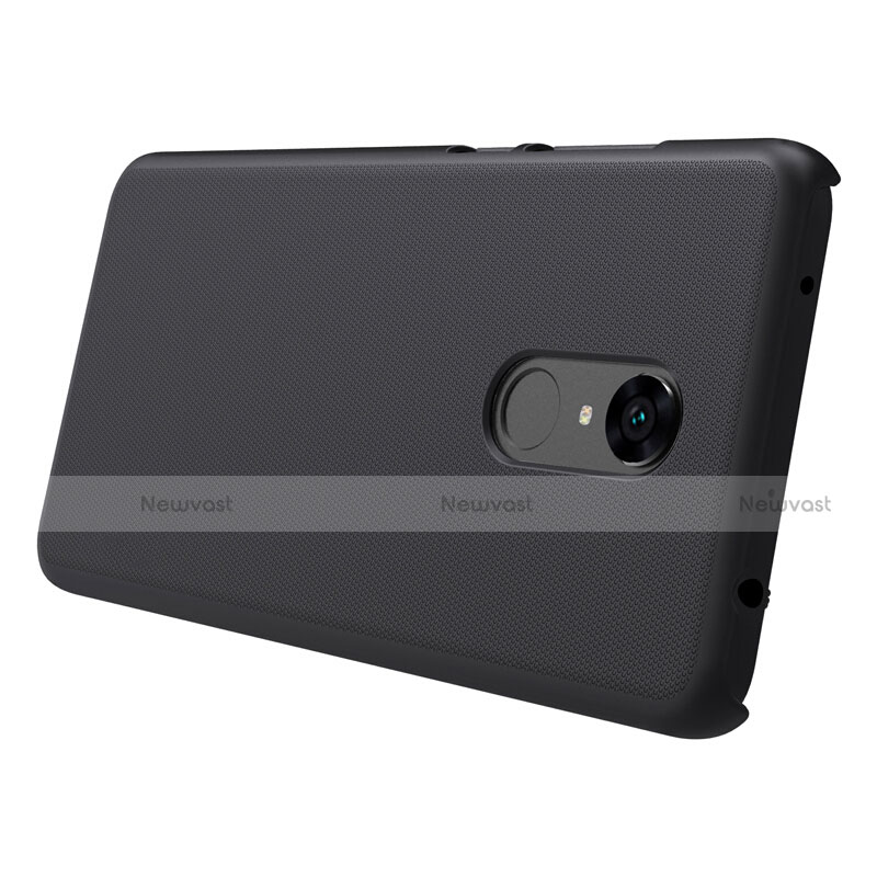 Mesh Hole Hard Rigid Snap On Case Cover for Xiaomi Redmi Note 5 Indian Version Black