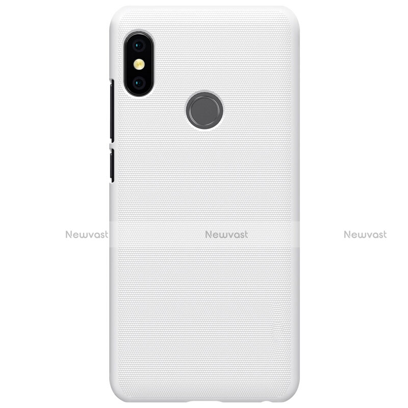 Mesh Hole Hard Rigid Snap On Case Cover for Xiaomi Redmi Note 5 Pro White