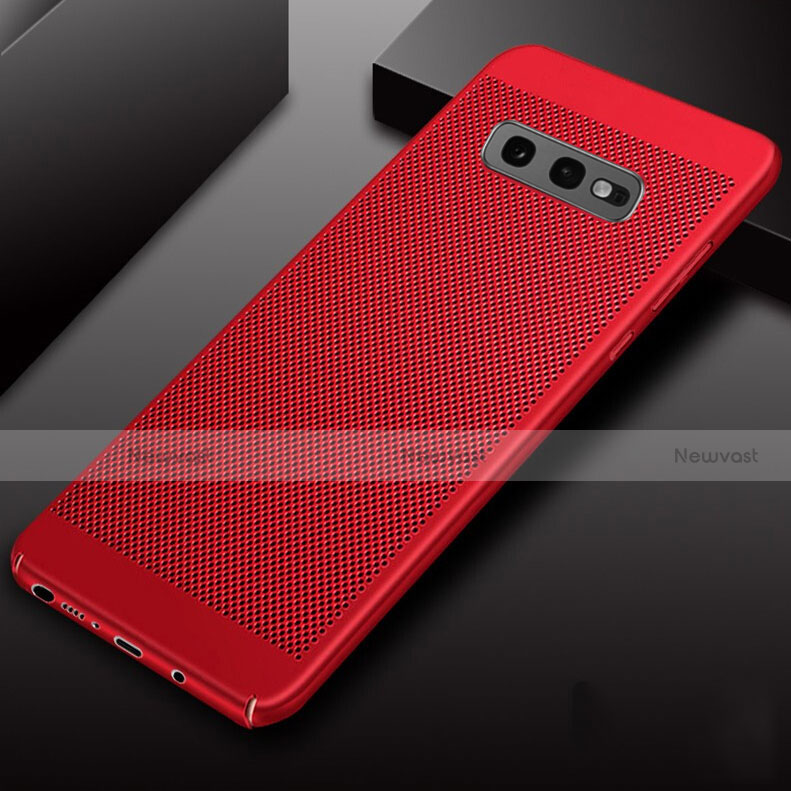 Mesh Hole Hard Rigid Snap On Case Cover W01 for Samsung Galaxy S10e