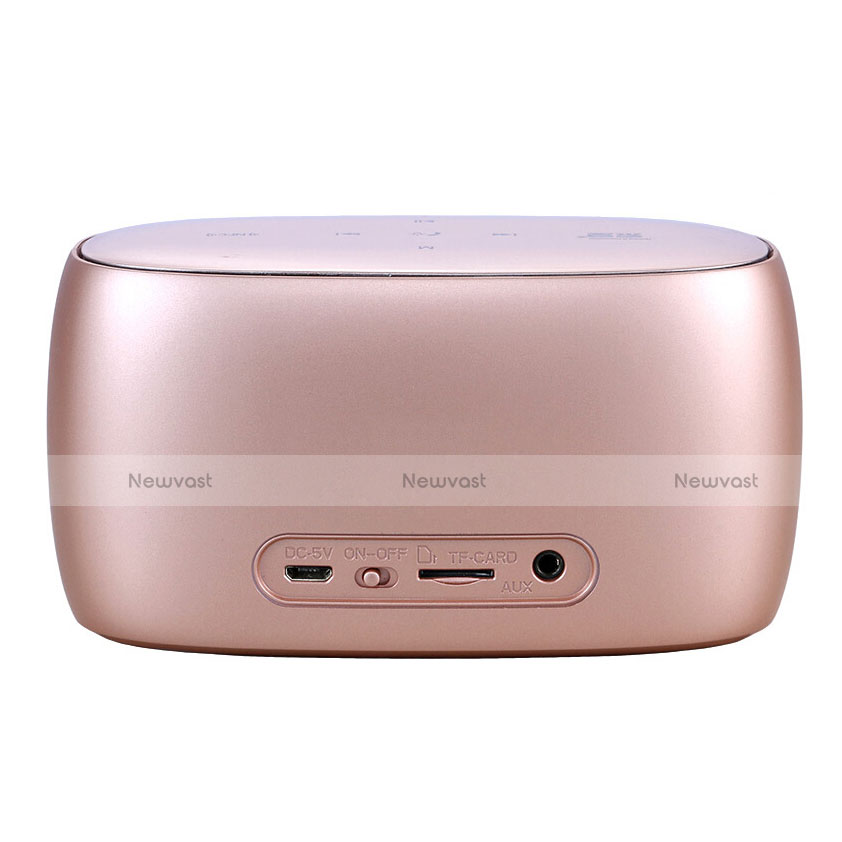 Mini Wireless Bluetooth Speaker Portable Stereo Super Bass Loudspeaker S06 Gold