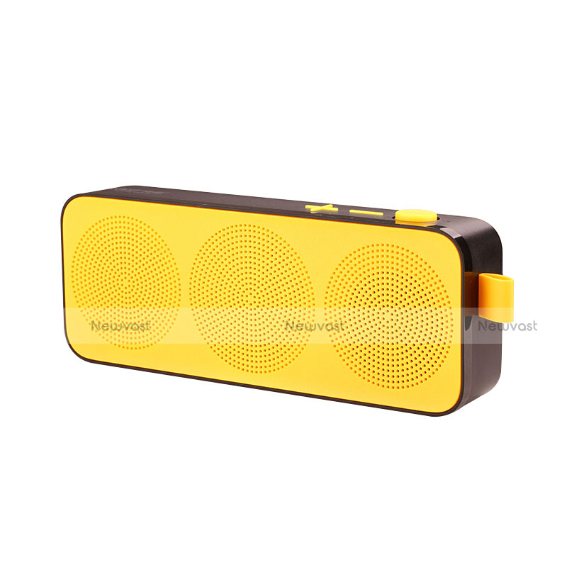 Mini Wireless Bluetooth Speaker Portable Stereo Super Bass Loudspeaker S12 Yellow