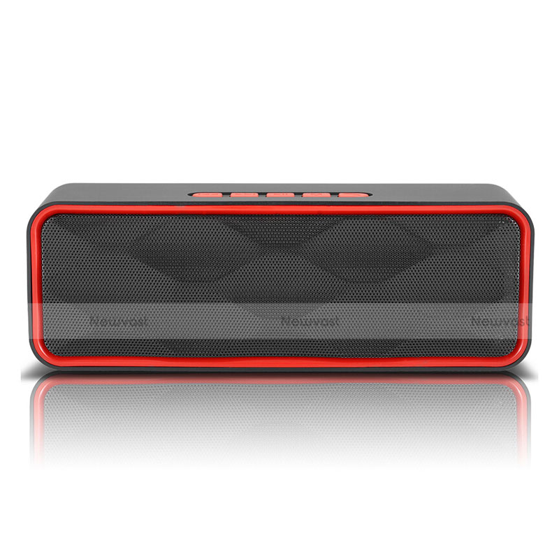 Mini Wireless Bluetooth Speaker Portable Stereo Super Bass Loudspeaker S18 Red