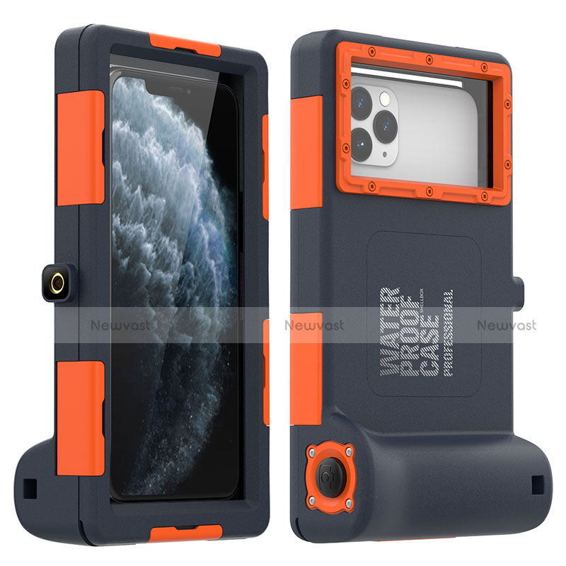 Silicone and Plastic Waterproof Case 360 Degrees Underwater Shell Cover for Apple iPhone 6