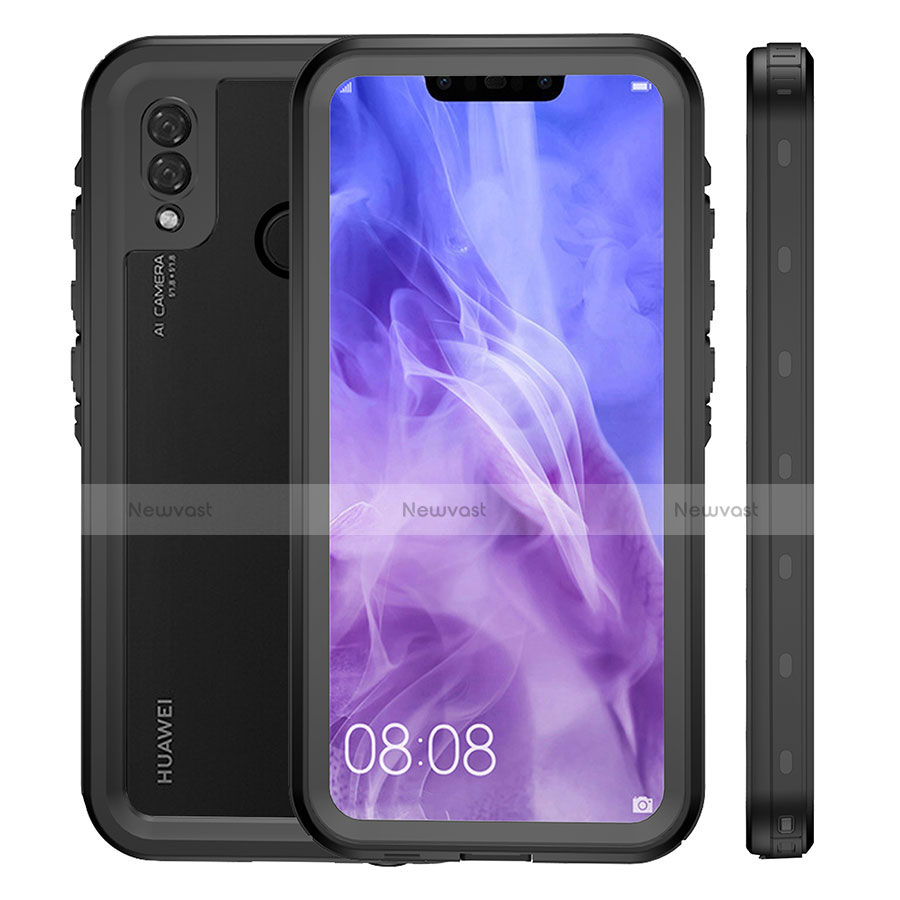 Silicone and Plastic Waterproof Cover Case 360 Degrees Underwater Shell for Huawei P20 Lite