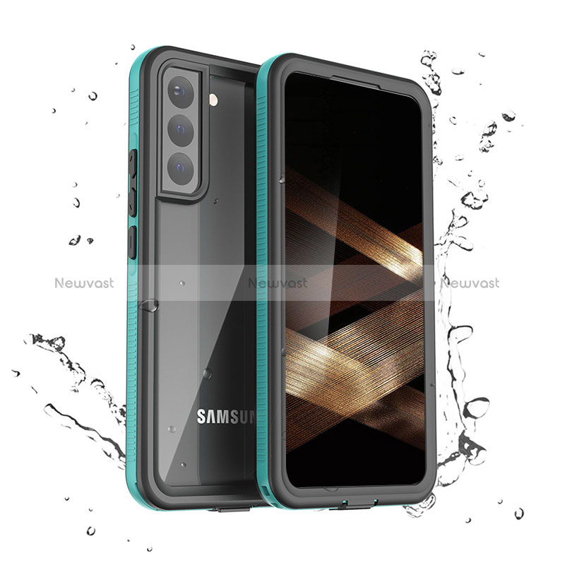 Silicone and Plastic Waterproof Cover Case 360 Degrees Underwater Shell for Samsung Galaxy S24 Plus 5G