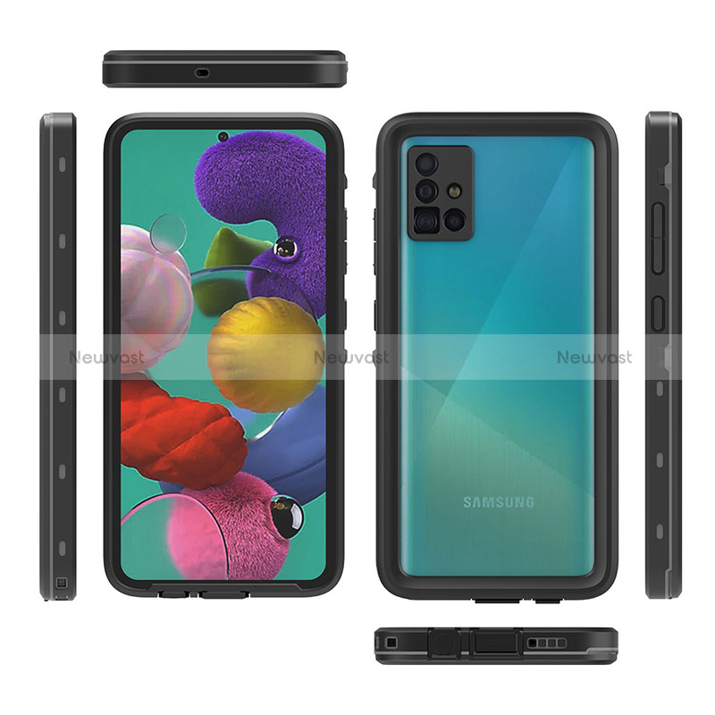 Silicone and Plastic Waterproof Cover Case 360 Degrees Underwater Shell W02 for Samsung Galaxy M40S