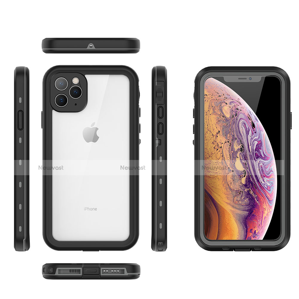 Silicone and Plastic Waterproof Cover Case 360 Degrees Underwater Shell W04 for Apple iPhone 11 Pro