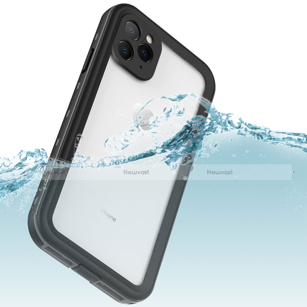 Silicone and Plastic Waterproof Cover Case 360 Degrees Underwater Shell W04 for Apple iPhone 11 Pro Max