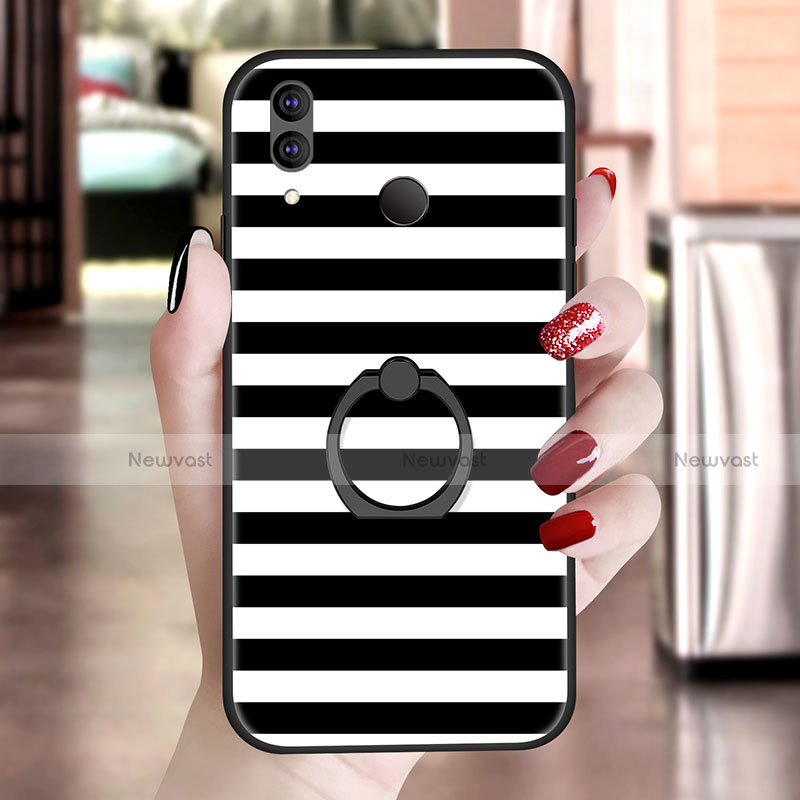 Silicone Candy Rubber Fashionable Pattern Soft Case Cover S04 for Huawei P20 Lite Mixed