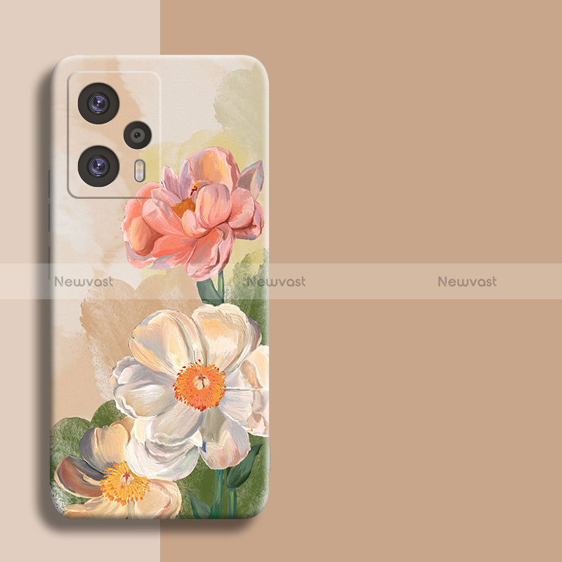 Silicone Candy Rubber Flowers Soft Case for Xiaomi Poco F5 5G